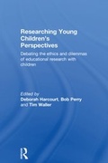 Cover: Researching Young Children's Perspectives - Routledge