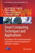 Cover: Smart Computing Techniques and Applications - Springer