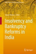 Cover: Insolvency and Bankruptcy Reforms in India - Springer