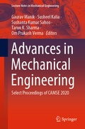 Cover: Advances in Mechanical Engineering - Springer
