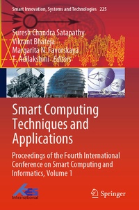 Enlarge image Cover: Smart Computing Techniques and Applications - Springer
