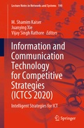 Cover: Information and Communication Technology for Competitive Strategies (ICTCS 2020) - Springer