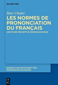 Abbildung von: Les normes de prononciation du français - De Gruyter