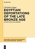 Cover: Egyptian Deportations of the Late Bronze Age - De Gruyter