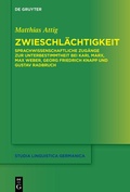 Cover: Zwieschl&auml;chtigkeit - De Gruyter