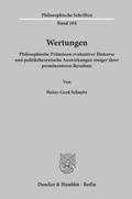 Cover: Wertungen. - Duncker & Humblot
