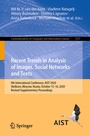 Cover: Recent Trends in Analysis of Images, Social Networks and Texts - Springer