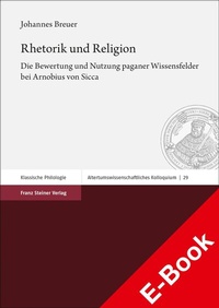 Abbildung von: Rhetorik und Religion - Franz Steiner Verlag