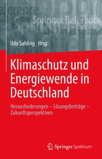 Abbildung von: Klimaschutz und Energiewende in Deutschland - Springer Spektrum