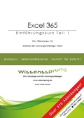 Bild: Excel 365 - Einf&uuml;hrungskurs Teil 1 - BoD - Books on Demand