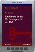 Cover: Einf&uuml;hrung in das Verfassungsrecht der USA - C.F. M&uuml;ller