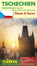 Cover: &Uuml;bersichtskarte Tschechien - CZ 444 - KOMPASS freytag und berndt