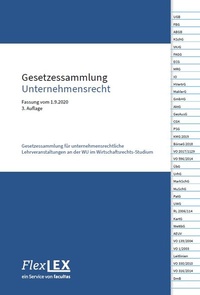 Abbildung von: Gesetzessammlung Unternehmensrecht - Facultas / FlexLEX