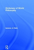 Cover: Dictionary of World Philosophy - Routledge