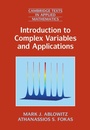 Cover: Introduction to Complex Variables and Applications - Cambridge University Press
