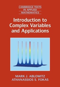 Abbildung von: Introduction to Complex Variables and Applications - Cambridge University Press