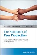 Cover: The Handbook of Peer Production - Wiley