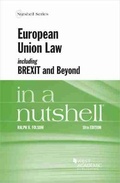 Cover: European Union Law, including Brexit and Beyond, in a Nutshell - West Academic Press