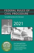 Abbildung von: Federal Rules of Civil Procedure and Selected Other Procedural Provisions, 2021 - Foundation Press