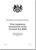Cover: Post legislative assessment of the Crossrail Act 2008 - TSO