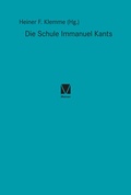 Cover: Die Schule Immanuel Kants - Meiner