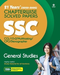 Enlarge image Cover: Ssc Chapterwise Solved Papers General Studies 2021 - Arihant Publications India Limited