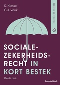 Cover: Socialezekerheidsrecht in kort bestek - Boom juridisch