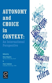 Enlarge image Cover: Autonomy and Choice in Context - Pergamon