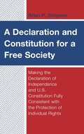 Cover: A Declaration and Constitution for a Free Society - Lexington Books