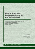 Cover: Material Science and Engineering: Properties and Technologies II - Trans Tech Publications Ltd