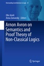 Cover: Arnon Avron on Semantics and Proof Theory of Non-Classical Logics - Springer