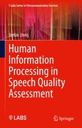 Cover: Human Information Processing in Speech Quality Assessment - Springer