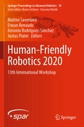 Cover: Human-Friendly Robotics 2020 - Springer