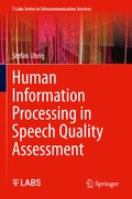 Cover: Human Information Processing in Speech Quality Assessment - Springer