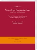 Cover: Voices from Zoroastrian Iran: Oral texts and testimony - Harrassowitz Verlag