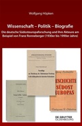 Cover: Wissenschaft - Politik - Biografie - De Gruyter Oldenbourg