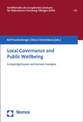 Cover: Local Governance and Public Wellbeing - Nomos