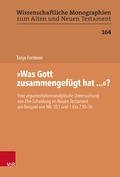 Cover: "Was Gott zusammengef&uuml;gt hat..."? - Vandenhoeck & Ruprecht