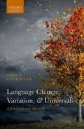 Cover: Language Change, Variation, and Universals - Oxford University Press