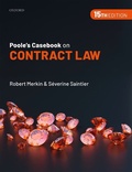 Bild: Poole's Casebook on Contract Law - Oxford University Press