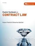 Bild: Poole's Textbook on Contract Law - Oxford University Press