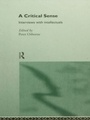 Cover: A Critical Sense - Routledge
