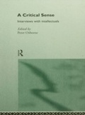 Cover: A Critical Sense - Routledge