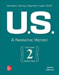 Cover: U.S.: A Narrative History, Volume 2: Since 1865 - McGraw-Hill Education