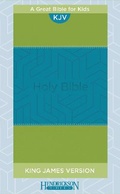 Cover: KJV Kids Bible (Flexisoft, Blue/Green, Red Letter) - Hendrickson Publishers Inc