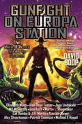 Cover: Gunfight on Europa Station - Baen Books