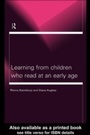 Cover: Learning From Children Who Read at an Early Age - Routledge