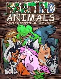 Enlarge image Cover: FARTING ANIMALS Coloring Book - Halcyon Time Ltd
