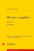Cover: Oeuvres Completes. Tome IV-1 - Classiques Garnier