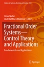 Cover: Fractional Order Systems-Control Theory and Applications - Springer